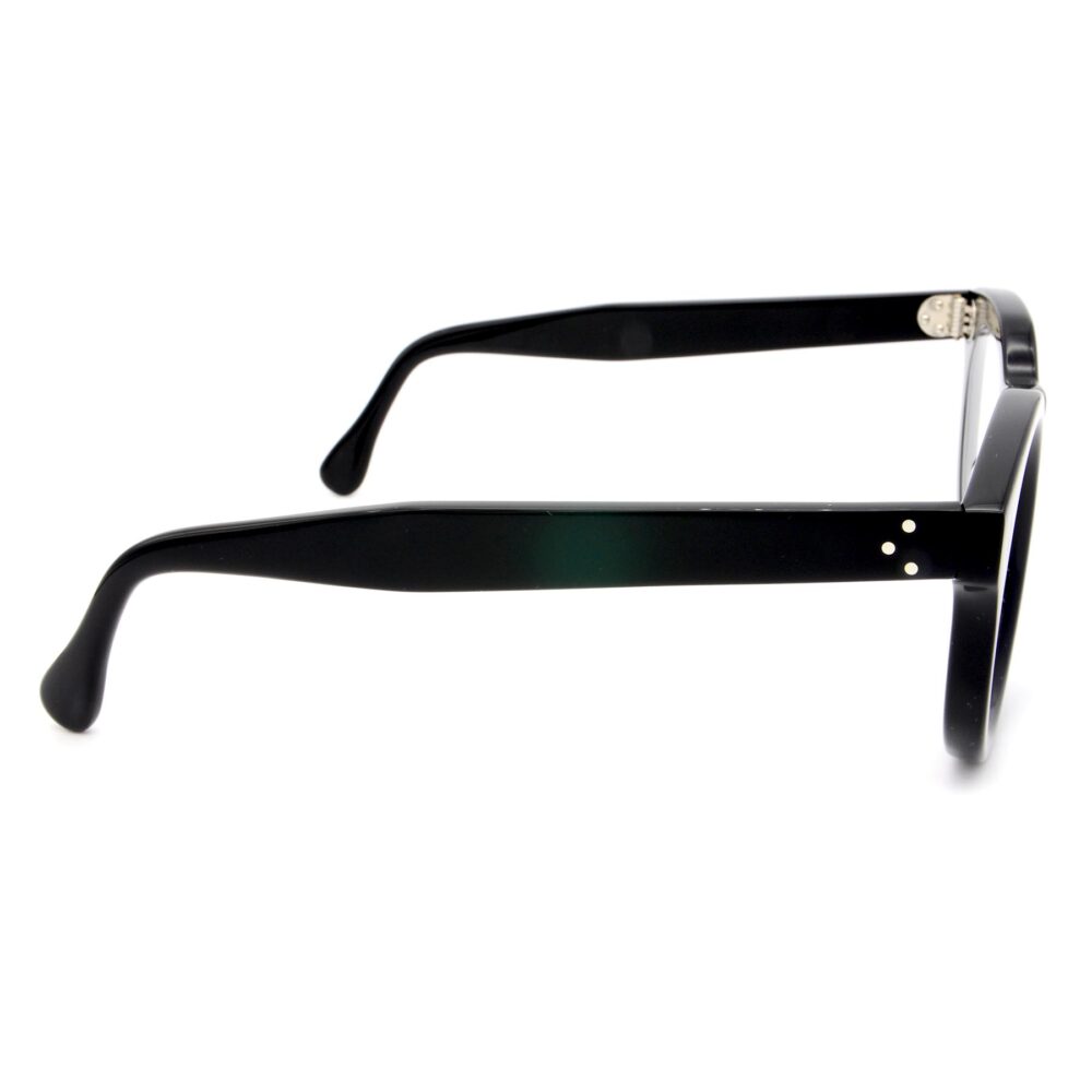 Rialto l'occhiale tondo con montatura spessa bold ricercata elegante dallo stile classico Occhiali Sartoriali