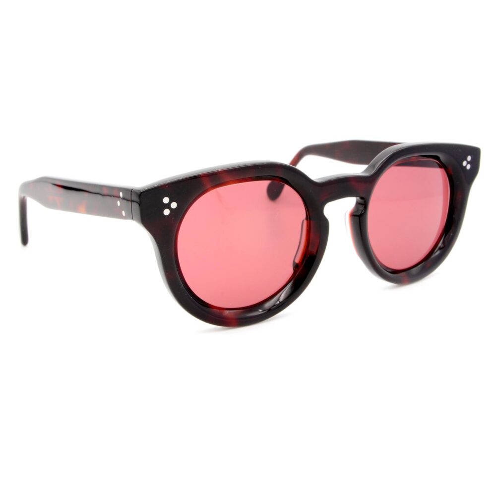 Rialto l'occhiale tondo con montatura spessa bold ricercata elegante dallo stile classico Occhiali Sartoriali