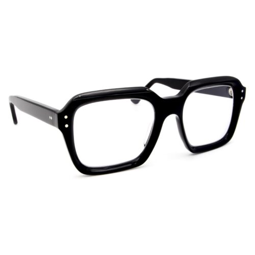 Bob è un occhiale fatto a mano da vista e da sole con lenti rettangolari squadrate grandi spesso importante elegante di stile di design ricercato, realizzato a mano nel nostro laboratorio di Occhiali Sartoriali a Padova