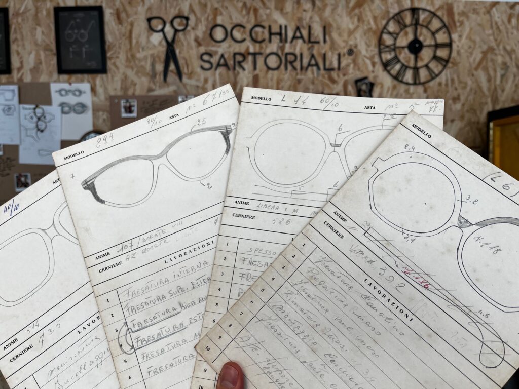 corso come creare una collezione di occhiali